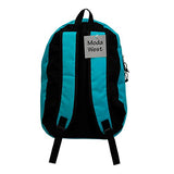 15" Wholesale Classic Basic Backpack in 6 Assorted Colors - Bulk Case of 24 Bookbags