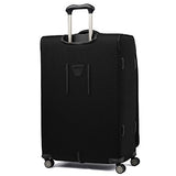 Travelpro Luggage Crew 11 29" Expandable Spinner Suitcase with Suiter, Black