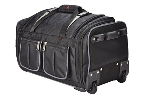 Athalon Luggage 29 Inch 15-Pocket Duffel Bag, Black
