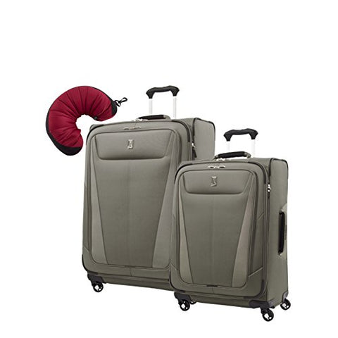 Travelpro Maxlite 5 | 3-Pc Set | 25" & 29" Exp. Spinners With Travel Pillow (Slate Green)