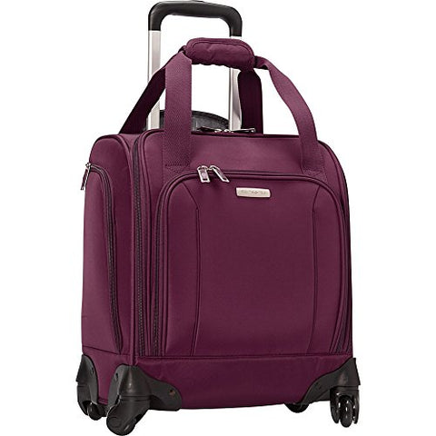 Samsonite Spinner Underseater with USB Port, Rolling Carry-On With Laptop Pocket - Fits 14.2 Inch Laptop - (Potent Purple)