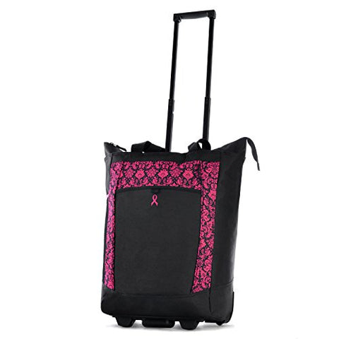 Olympia Rolling Shopper Tote, Pink, One Size