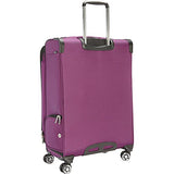 Delsey Luggage Helium Cruise 3 Piece Exp 4 Wheel Spin Lug, Purple