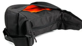 Duragadget Bb Gun Carry / Storage Bag Nylon Shoulder Bag In Black & Orange With Customizable