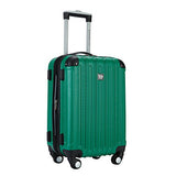 Travelers Club Luggage Madison 20 Inch Expandable Hardside Carry, Green