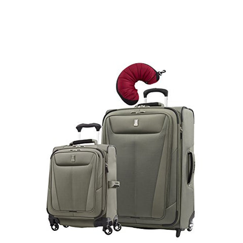 Travelpro Maxlite 5 | 3-Pc Set | Int'L Carry-On Spinner & 26" Exp. Rollaboard With Travel Pillow
