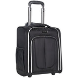 Kenneth Cole Reaction Lincoln Square 1680D Polyester 2-Wheel Underseater Carry-On, Black