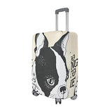 Suitcase Cover French Bulldog Luggage Cover Travel Case Bag Protector for Kid Girls