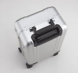Zero Halliburton Classic Aluminum Carry On 4 Wheel Spinner Travel Case, Black, One Size