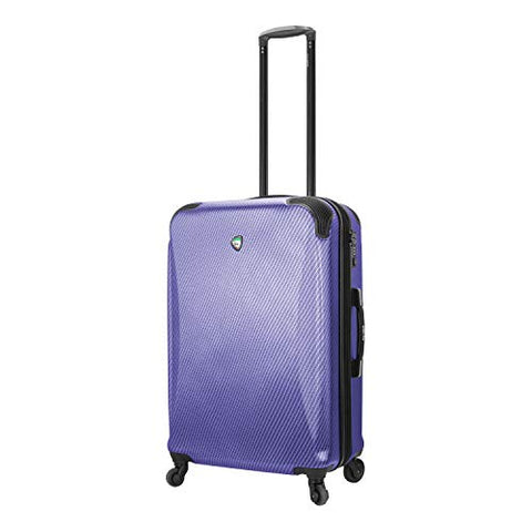 Mia Toro Italy Gaeta Hard Side 26 Inch Spinner Luggage, Blue