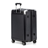 Travelpro Platinum Elite Expandable Hardside Spinner Luggage, Shadow Black, Checked- Large