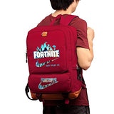 Epic Games Youth Fortnite Multiplier Backpack Travel Backpacks 2D Prints Casual Sports School Bag Outdoor for Boys Girls Red 01