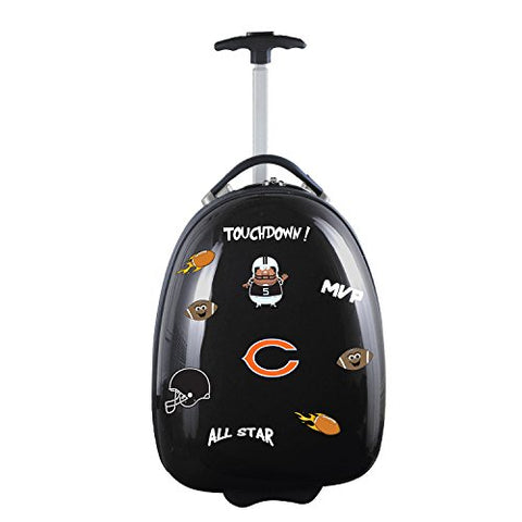 Nfl Chicago Bears Kids Lil' Adventurer Luggage Pod, Black