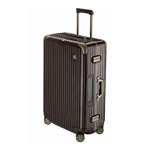 RIMOWA Lufthansa Elegance Collection suitcase 59.5L Electronic Tag Chocolate brown