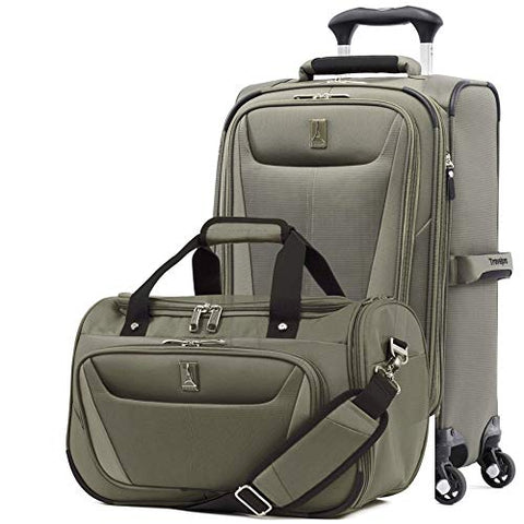 Travelpro Luggage Maxlite 5 | 2-Piece Set | Soft Tote and 21-Inch Spinner (Slate Green)