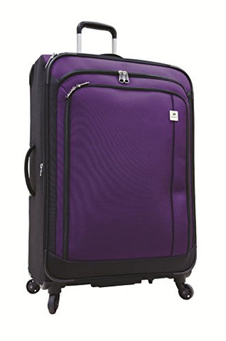 Samboro Feather Lite Lightweight Luggage 28 Inches Exp. Spinner Trolley - Purple Color