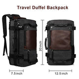 Ibagbar Canvas Backpack Travel Bag Hiking Bag Rucksack Duffel Bag Laptop Backpack Computer Bag