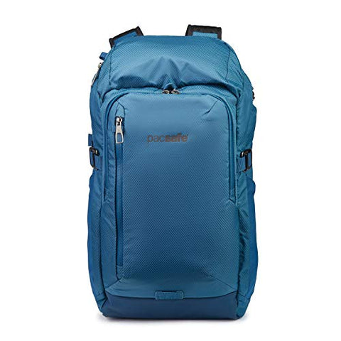PacSafe Venturesafe X30-30L Anti-Theft Outdoor/Adventure-Ergonomic Design Hiking Backpack, Blue Steel, One Size