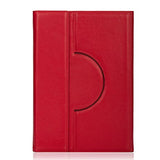 Knomo Ipad Air 2 Premium Folio Leather/Plastic Case, Scarlet, 14-094-Sct (Leather/Plastic Case,