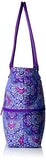 Vera Bradley Lighten Up Expandable Travel Tote Weekender Bag, Lilac Tapestry, One Size