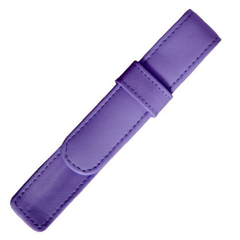 Royce Leather Single Pen Case - Purple