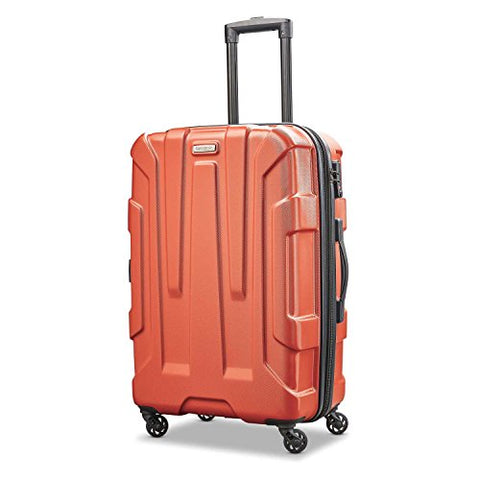 Samsonite Centric Expandable Hardside Checked Luggage With Spinner Wheels, 24 Inch, Burnt Orange