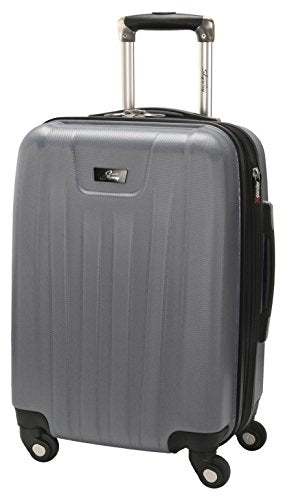 Skyway Nimbus 2.0 20-Inch 4 Wheel Expandable Carry-On, Silver, One Size