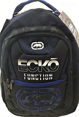 Ecko Unltd Void 18-In Laptop Backpack - Black/Blue