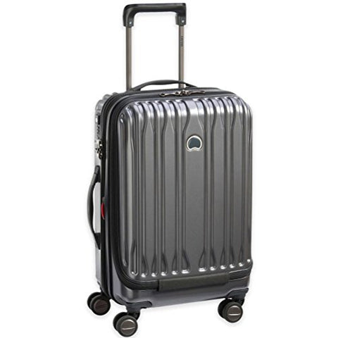Delsey Paris Chromium Lite 19-Inch International Spinner Carry-On With Expansion (Graphite)