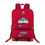 Epic Games Youth Fortnite Multiplier Backpack Travel Backpacks 2D Prints Casual Sports School Bag Outdoor for Boys Girls Red 01