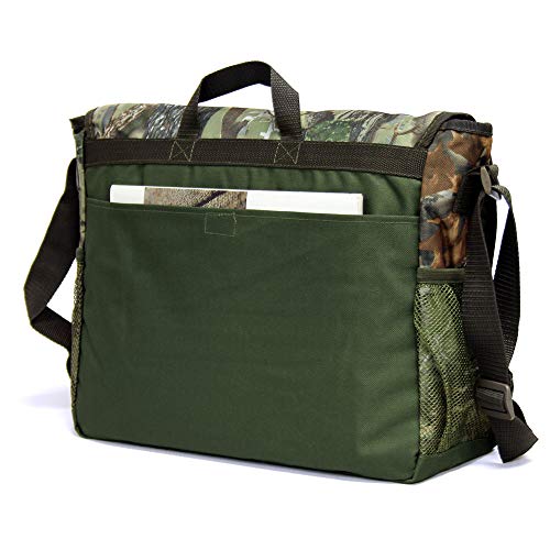 Camouflage Canvas & Rhinestone Messenger