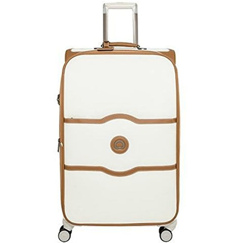 Delsey Luggage Chatelet Softside 27 Inch 4 Wheel Spinner, Champagne