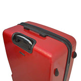 Mia Toro Italy Fibre Di Carbonio Moderno Hardside 28 Inch Spinner Luggage,White