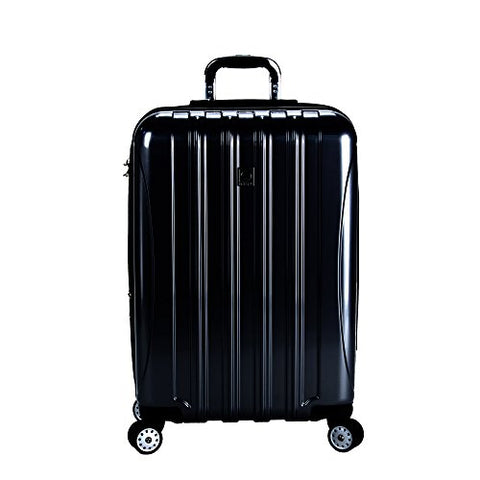 Delsey Paris Delsey Luggage Helium Aero 25\ Expandable Spinner Trolley (Black)