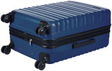 Amazonbasics Hardside Spinner Luggage - 24-Inch, Navy Blue