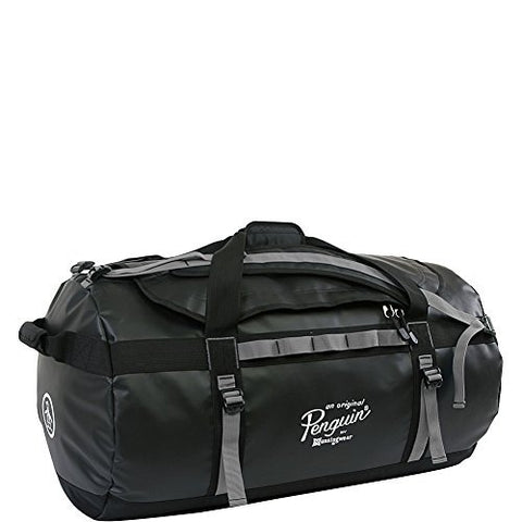 ORIGINAL PENGUIN Luggage Large Duffel Bag, Black/Grey, One Size