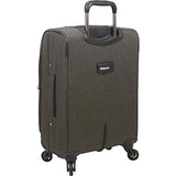 Dejuno Noir Lightweight 3-Piece Spinner Luggage Set with Laptop Pocket-Black