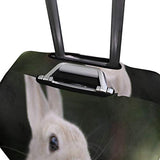 Suitcase Cover Bunny Rabbit Luggage Cover Travel Case Bag Protector for Kid Girls