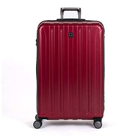 Delsey Luggage Helium Titanium 29 Inch EXP Spinner Trolley (One Size, Red)