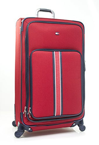 Tommy Hilfiger Signature Solid 29" Expandable Spinner, Red