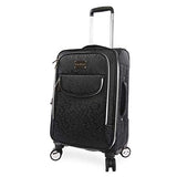 BEBE Women's Carissa 21" Expandable Spinner Carry Tossed Black