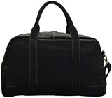 Kenneth Cole New York Leather 20" Top-Zip Duffel (Black)
