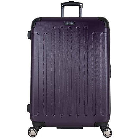 Kenneth Cole Reaction 28" Abs Expandable 8-Wheel Checked Luggage, Deep Purple