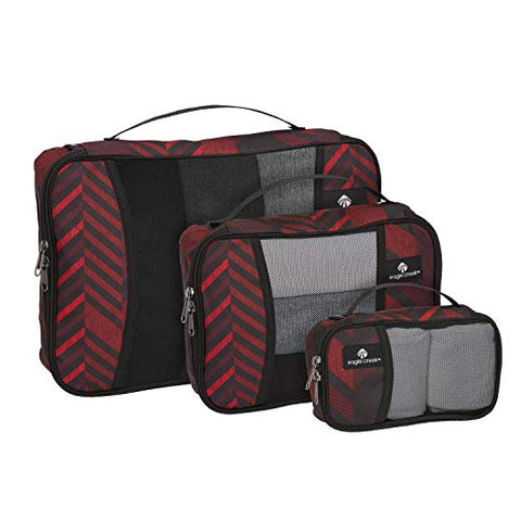Eagle Creek Travel Gear Luggage Pack-it Cube Set (Red Stripe)