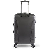 Perry Ellis Tanner 29" Hardside Checked Spinner Luggage, Charcoal