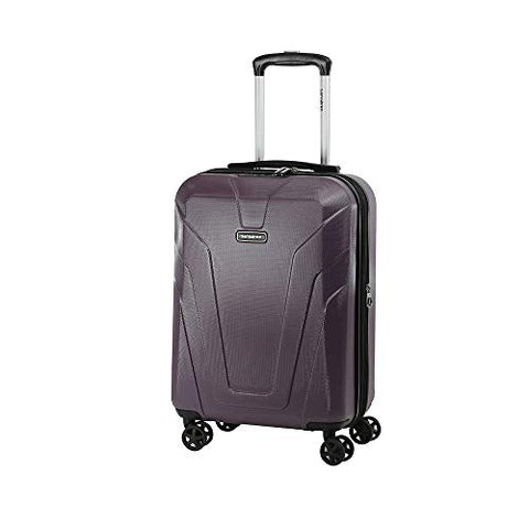Samsonite Frontier Spinner Carry-On Luggage Large Purple Suitcase