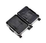 Zero Halliburton Geo Aluminum 2.0 Carry-on 4 Wheel Spinner Travel Case, Suitcase