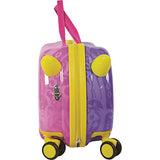 Smiley 16 Inch Ride-On Cruizer Carry-On By Atm Luggage (One Size, Pink)