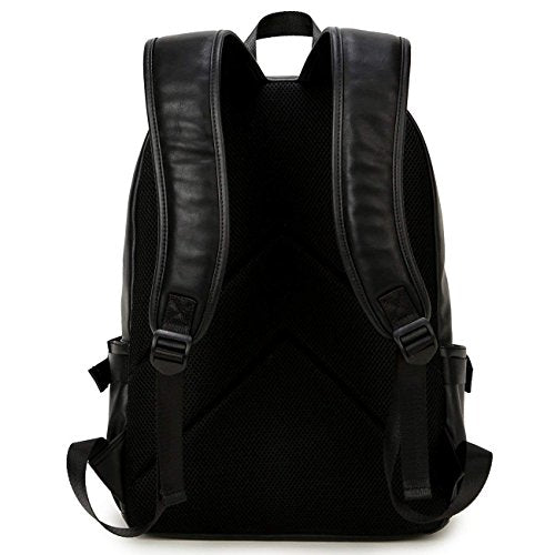 Sac à Dos Baosha BP-20 Cuir PU 15,6" - Noir | École, Travail, Voyage