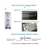 Waterproof Pvc Covers For Rimowa Topas Luggage Protector Clear Cover Travel Luggage Case With